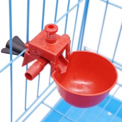 20 PACKS Poultry/Quail Water Drinking Cups Chicken Hen Plastic Automatic Drinker