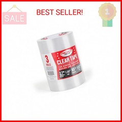 Pacific Mailer Packing Tape, 1.88 inch Wide x 65 Yards Per Roll, Clear, 2.7MIL T