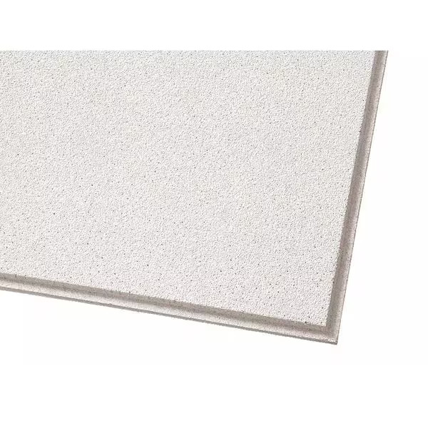 Dune Ceiling Tile, 24 in W x 24 in L, Angled Tegular, 15/16 in Grid Size, 12 PK