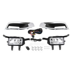 For 2015-2018 GMC Yukon/ Yukon XL Bumper Fog Lights Driving Lamps w/ Wire Switch