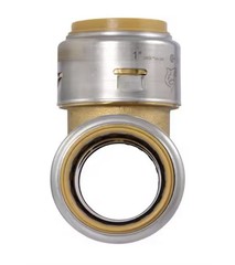 SharkBite MAX UR374A, 1-in. x 1-in. x 1-in.Push-to-Connect TEE Fitting