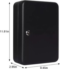 Key Cabinet Wall Mount Key Lock Box with Key Management Locking Key Organizer