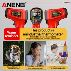Infrared Thermometer LCD Digital Non-contact IR Temperature Gun Temp Meter