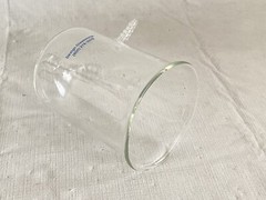DESIGN GLASSWORKS Lab Glass Filtering Filtration Bell 90mm ID 94mm OD 9.7mm ID