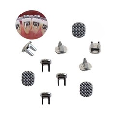 20 Packs Dental Ortho Bite Turbos Openner Tongue Tamers Monoblock Bondable Hinge