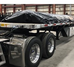 2 PK 12’x20′ Heavy Duty Smoke Tarp for Flatbed Truck 18 Oz Vinyl Load Coverin…