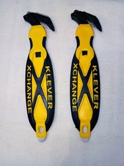 Lot Of 2 Used Klever Xchange Box Cutter Opener Carton Cutter