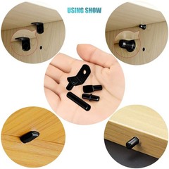 104Pcs Shelf Pins Pegs Kit,4 Styles Shelf Support Pegs,Bookshelf Pegs for She…