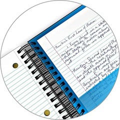 iScholar iQ 3 Subject Poly Cover Double 3-Subject (9.5 x 6.5 Inch), Assorted