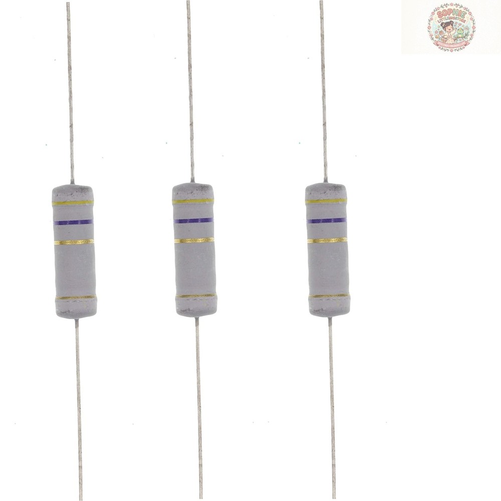 Certified 10PCS 5W Metal Oxide Film Resistors – Perfect for DIY Electronics