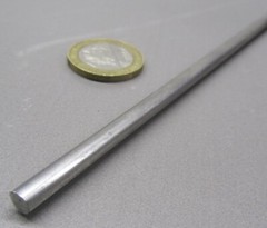 304 Stainless Steel Round Rod Bar, 3/16″ Dia (.187″) x 48″ Length, 4 Pcs, 16 Ft