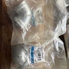 Lot of 2 3/4 in Galvanized Malleable Iron 90° Elbow Threaded Pipe Fittings STZ