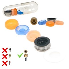 US Nobel Active NP/RP Locator Attachment Abutment Male Cap Inserts for 1-5.0mm