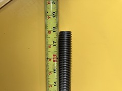 1” Stainless Steel 316 Threaded Rod Coarse Thread ATR 18”L x 1”W T316