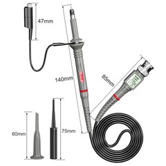 Universal Oscilloscope Probes with Accessories Test Lead Kit 100MHz 1X 10X 2Pack
