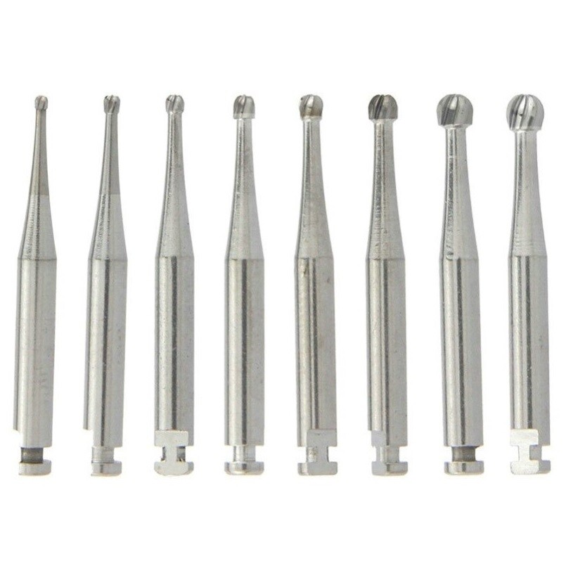 Round Carbide Burs for Slow Speed Latch RA (Choose Your Size & Qty) 22mm 26mm