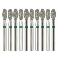 Dental Diamond Burs FG 379/023C 379/023XF Egg Football Head for High Speed 19mm