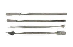 New 4pc Stainless Steel SPATULA & CHISEL Dental Picks * DD301*