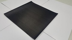 Rib Self-Adhesive Rubber Safety Mat 12 in. x 12 in.
