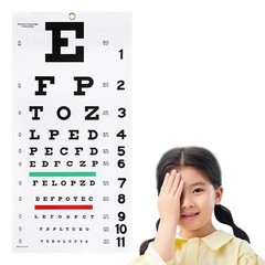 Eye Chart Eye Testing Chart Visual Acuity Measuring Eye Charts Set for Eye Exam