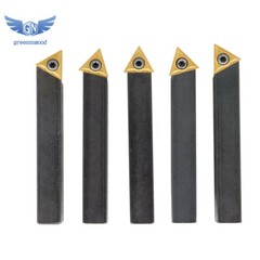 5Pcs 1/2″ Carbide Indexable Turning Tool Lathe Tool Bit With Carbide Inserts