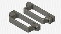 Eltek Flatpack 2HE 3D Printed Enclosure With Integral Mounting Points