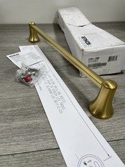 Kohler K-21952-2MB Tempered 18″ Towel Bar – Vibrant Brushed Moderne Brass