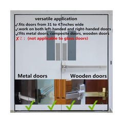 31.5”/80cm Stainless Steel Commercial Door Push Bar Panic Exit Device with