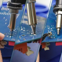 Soldering Iron Desoldering Station Kit with Upgraded Desolder Tool, 110W EVO Sol