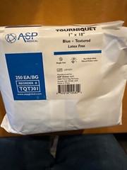 ASP Medical Disposable Blue Tourniquets 1″ x 18″ (250 Pack)