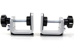 2X Edge Clamp Table Clamp For Hygiene Protection Screen Up To 8 Mm Thickness