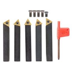1/2″ Indexable Carbide Insert Turning Tooling Bit 5Pack Holder Set For Lathe New