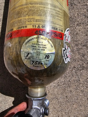Survivair 30 MIN Carbon Air Tank 4500 PSIG SCBA Cylinder Expired 11/05-Retired