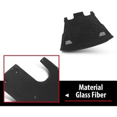 Under Engine Radiator Splash Shield Cover, Black