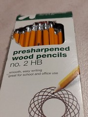 Up+Up Pre-sharpened Wood Pencils #2 HB Pack of 40 Target 2014 Indonesia Worn box