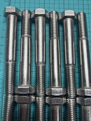 12- 1/2-13 X 3-1/2″ Hex Bolts 18-8 Stainless Steel Cap Screws Partially Threaded