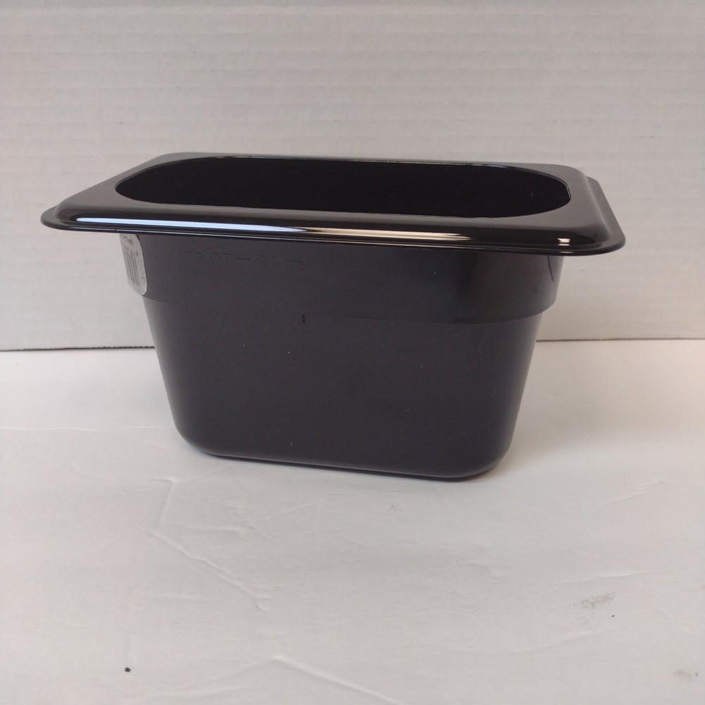 Cambro 94CW110 Camwear Black 1/9 Size x 4″ D Food Pan