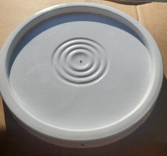 Letica Corporation 5 Gallon Bucket Lids Gasket Tear Away Food Grade la5ggts