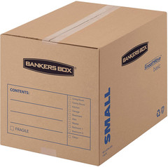 Small Moving Box 15 Pack, Pre-Printed for Labeling, 16.5-In X 12.25-In X 12.675-