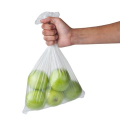 4 Roll 11X14 LDPE Clear Produce Grocery Supermarket Bag