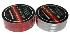 2 Rolls DOT‑C2 Conspicuity Tape Red/White Reflective Safety Tape 2” x 100’ 0000