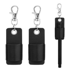 FdcZeyxior 2 Pieces Lanyard Pen 10.5×2.8×1.4 cm / 4.13×1.1×0.55 in, Black