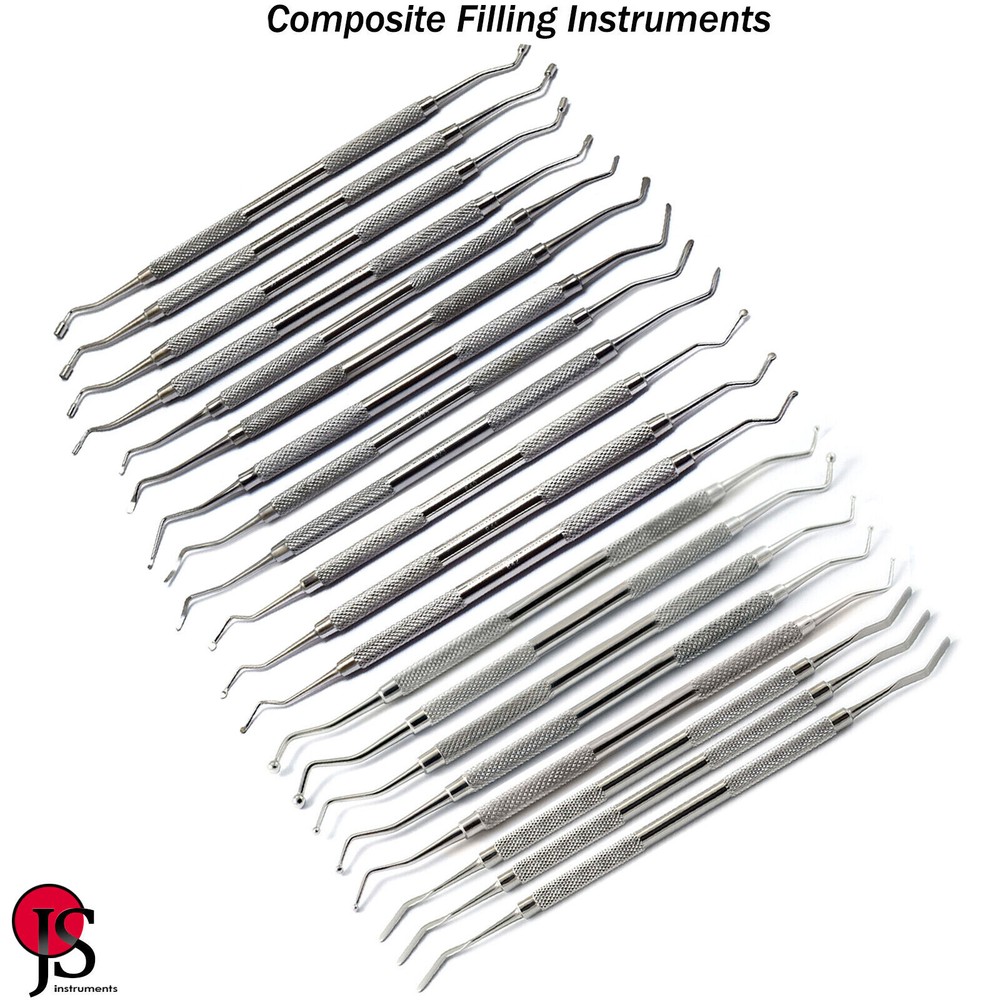 Dental Restorative Composite Filling Instruments Plugger Spoon Excavator Spatula