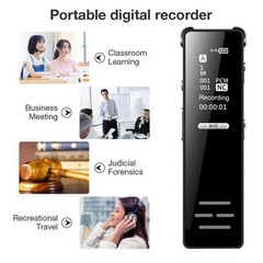 Digital Voice Recorder Dictaphone Audio Sound Recorder Mini Spy Lecture MP3 2025