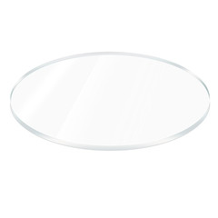 1 Pieces 1/4″ round Plexiglass Sheet, 11 Inch Diameter Clear Acrylic Circle