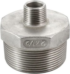 2″ to 1/2″ inch male NPT Hex Nipple Pipe Fitting Reducer Reducing Adapter SS 304