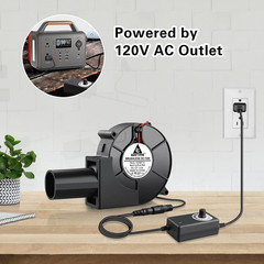 Adjustable Blower Fan For BBQ Heater Blower Air Blower Cooking Portable Machine