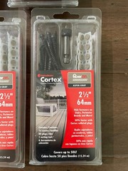 Lot Of 5 – Cortex Hidden Fastening System for Fiberon ArmorGuard Decking 2-1/2″
