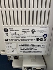 GE B40 Patient Monitor w/ SpO2 Module