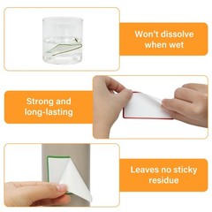 300 Pcs 2×3 Inch Blank Removable Freezer Labels, 2×3 inches, Bright